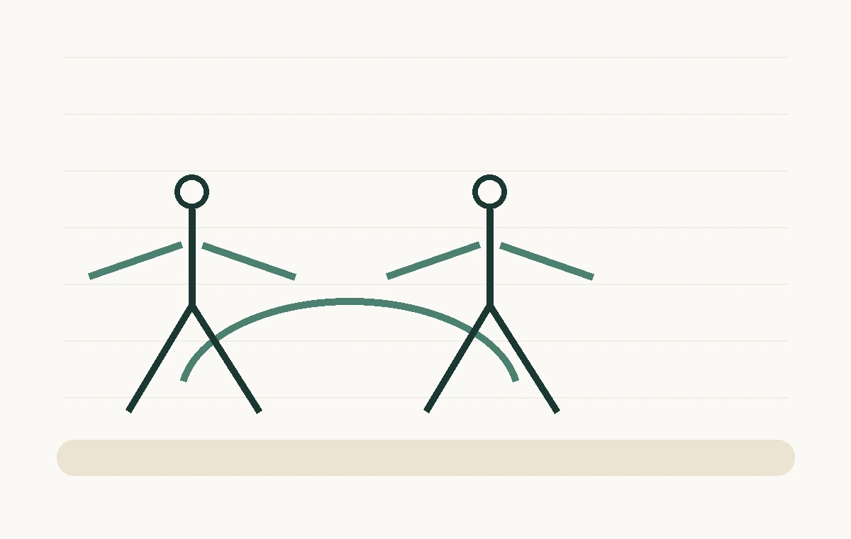 Line-art resistance band exercises with the band under tension.
